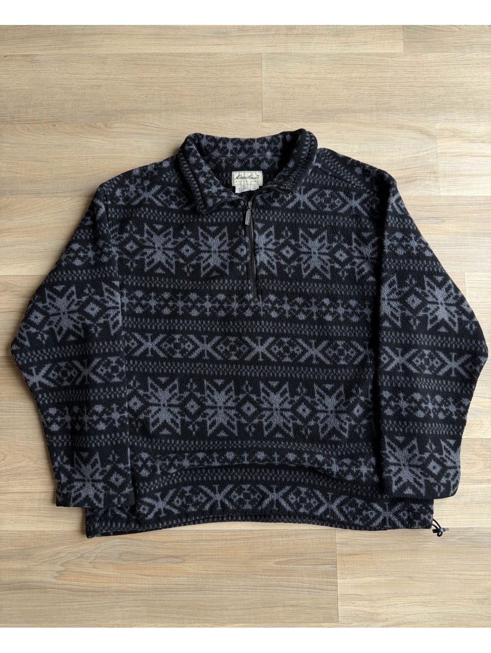 Vintage 90's USA Made Eddie Bauer Navajo Pattern Fleece